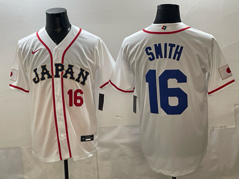 Men 2026 World Cub USA16 Smith white Nike MLB Jersey 004->new england patriots->NFL Jersey